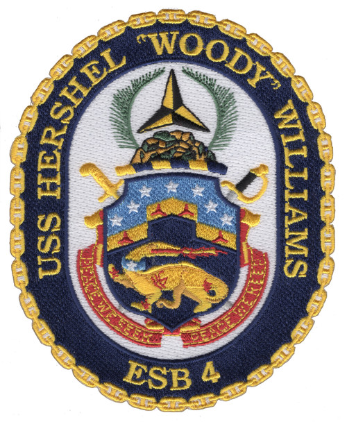 USNS Hershel "Woody" Williams T-ESB-4 MOH Patch