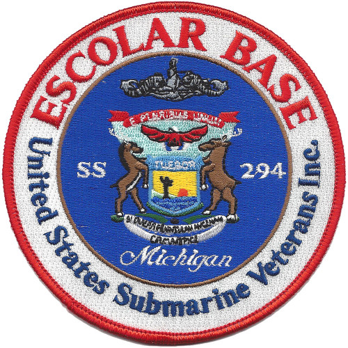 Submarine Michigan Escolar Base Patch