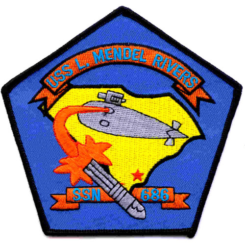 SSN-686 USS Mendel Rivers Patch