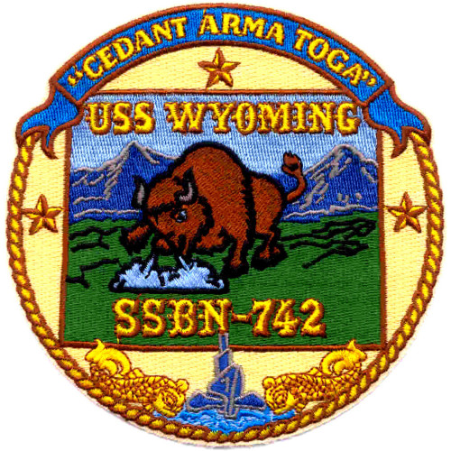 SSBN-742 USS Wyoming Patch