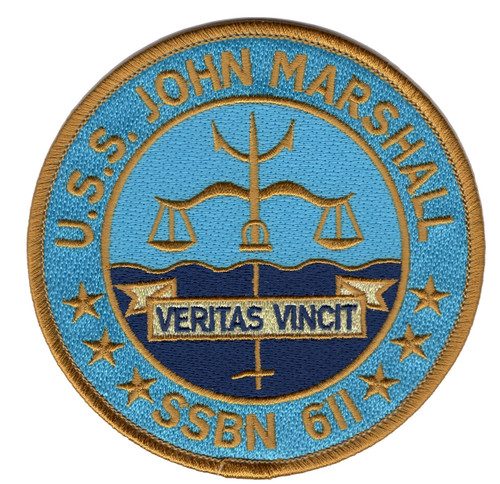 SSBN-611 USS John Marshall Patch