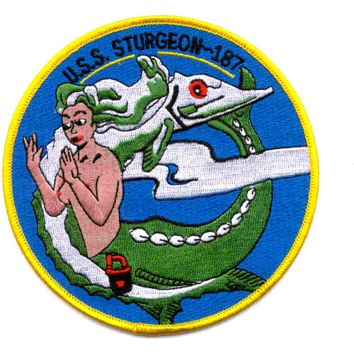 SS-187 USS Sturgeon Submarine Patch