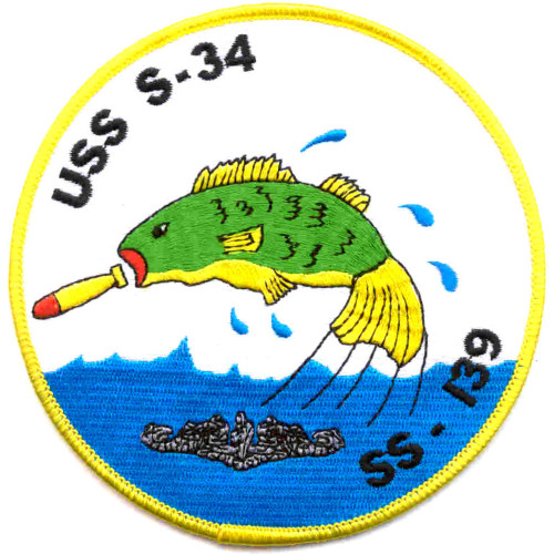 SS-139 USS S-34 Patch