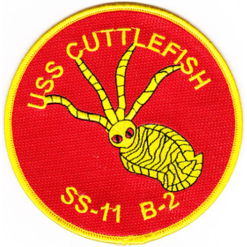 SS-11 USS Cuttlefish B-2 Class Diesel Class Submarine Patch - Version A