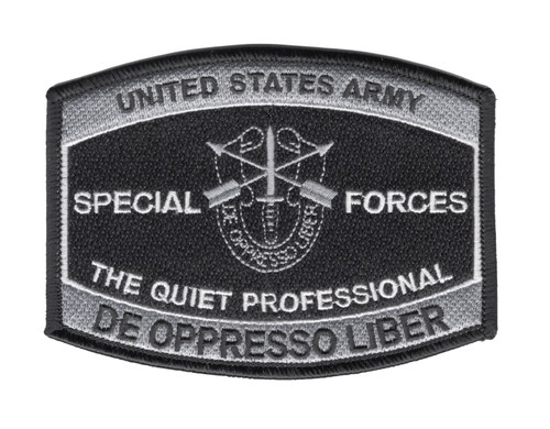 Special Forces Military Occupational Specialty MOS Patch De Oppresso Liber