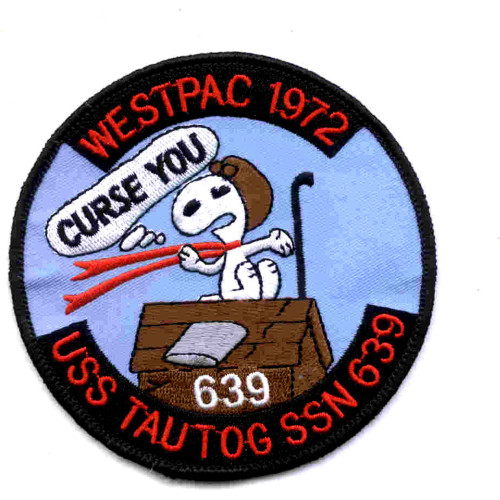 SSN-639 USS Tautog Patch - Version B