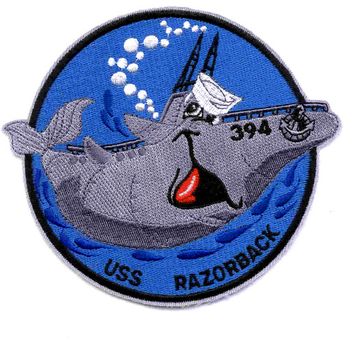 SS-394 USS Razorback Grey Whale Small Patch