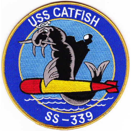 SS-339 USS Catfish Patch 1960 Era