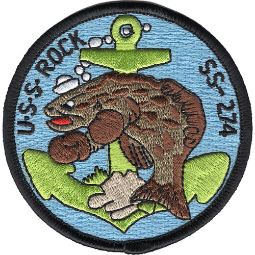 SS-274 USS Rock Patch - Version A - Small Patch