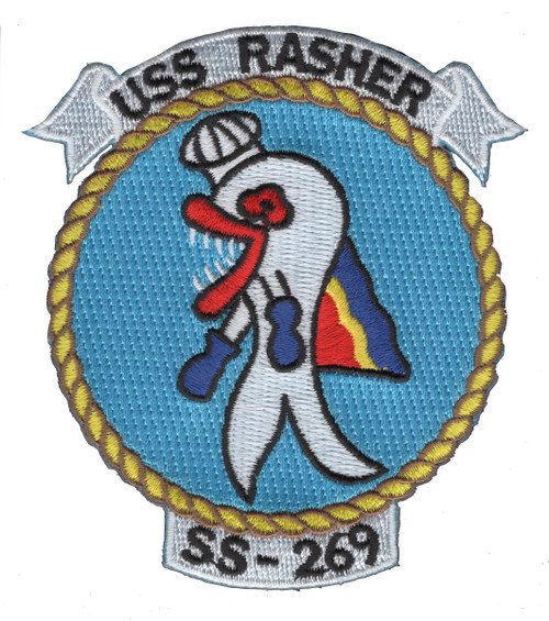 SS-269 USS Rasher Patch - Version A Small