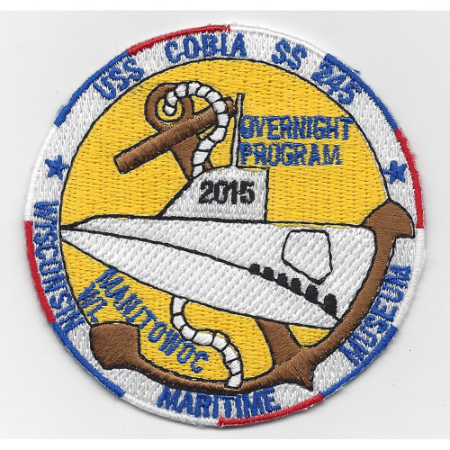 SS-245 USS Cobia Dessel Submarine Overnight 2015 Patch