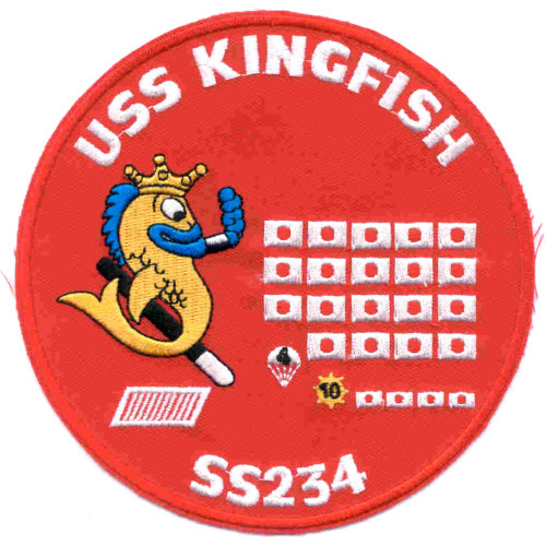 SS-234 USS Kingfish Patch - Version A Large