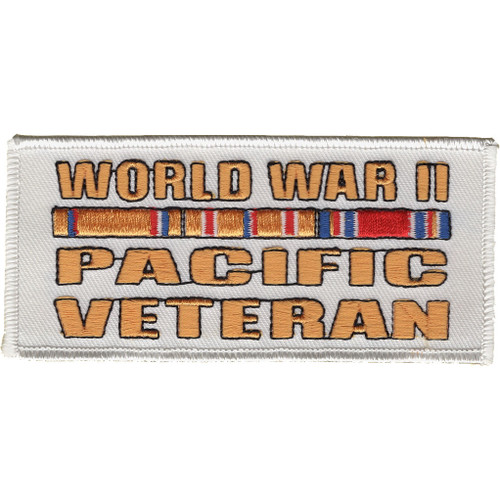 World War II Pacific Veteran Service Ribbon Patch