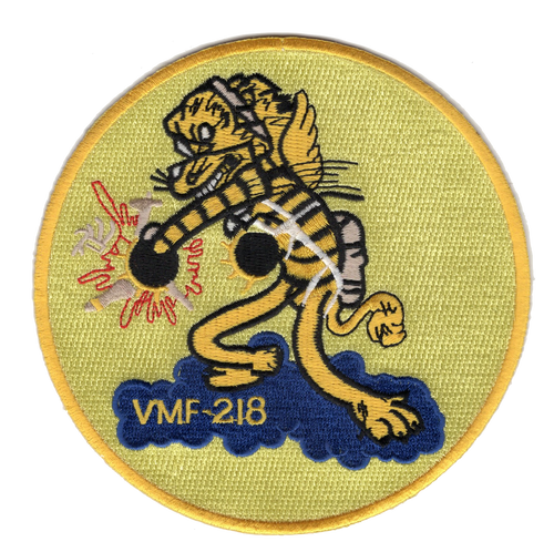 VMF-218 Fighter Squadron Two One Eight Patch Hellions