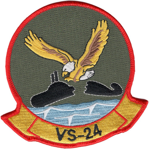 VS-24 Aviation Air Sea Control Squadron Twenty Four Patch