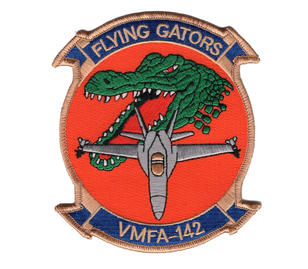 VMFA-142 Marine Corps Fighter Attack Squadron Orange Field Patch