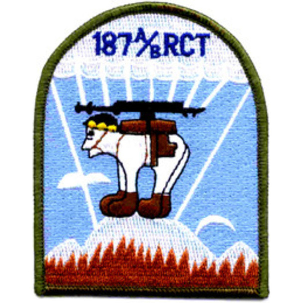187 A/B RCT Patch Airborne Infantry Regimental Combat Team