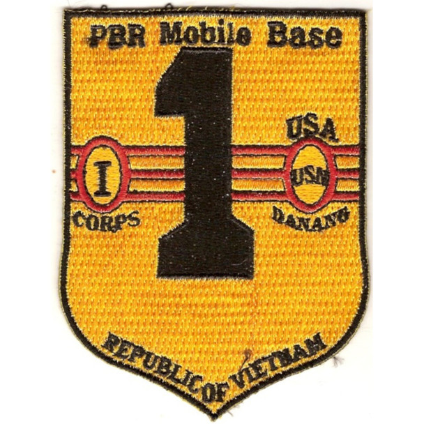 PBR Mobile Base 1 Patrol Boat River Mobile Base One Patch