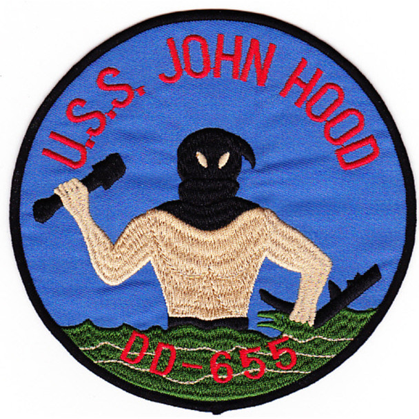 DD-655 USS John Hood Patch