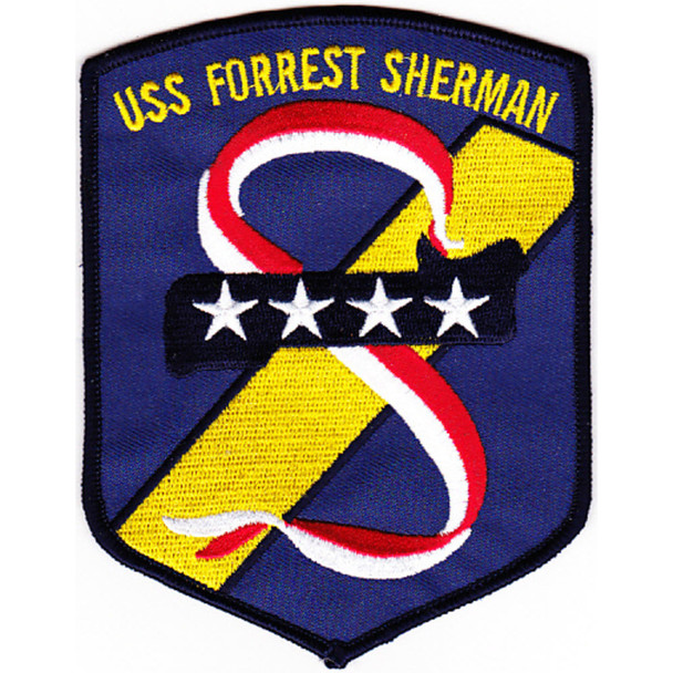 DD-931 USS Forrest Sherman Patch - Version B