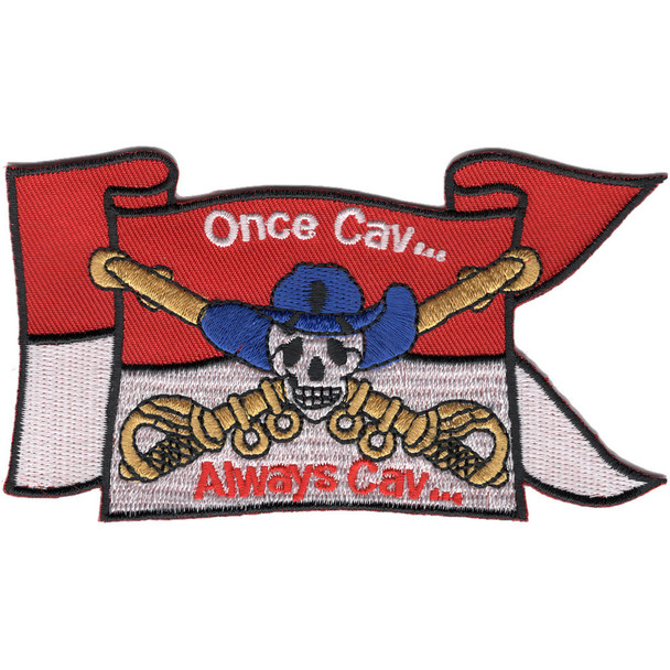 Cavalry Guide On Once Cav...Always Cav Flag Patch