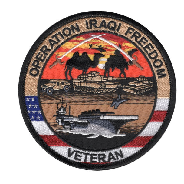Armed Forces Operation Iraqi Freedom Veteran Patch