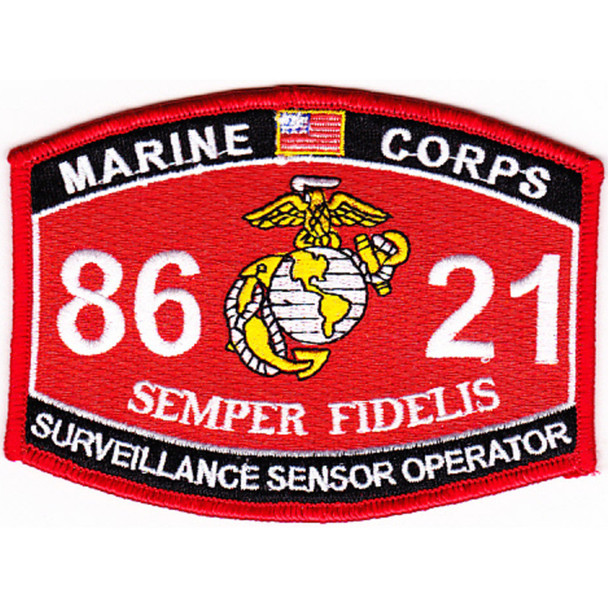 8621 Surveillance Sensor Operator MOS Patch