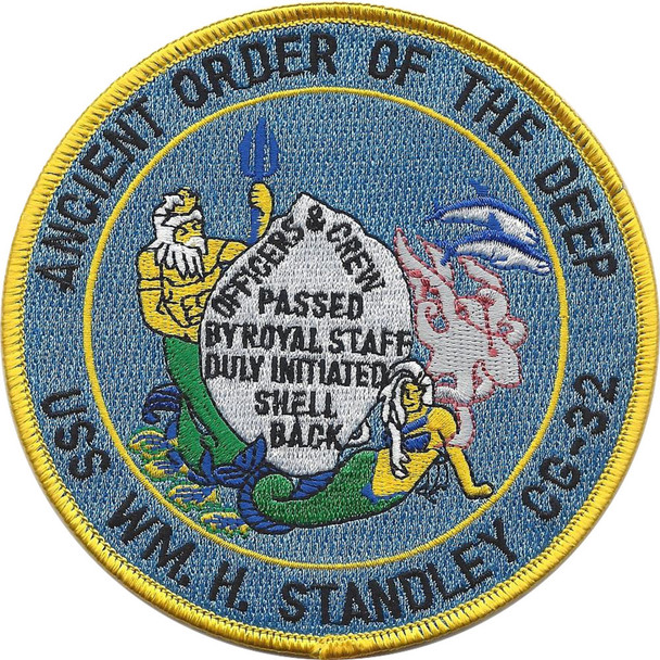 USS William H. Standley CG-32 Shellback Patch