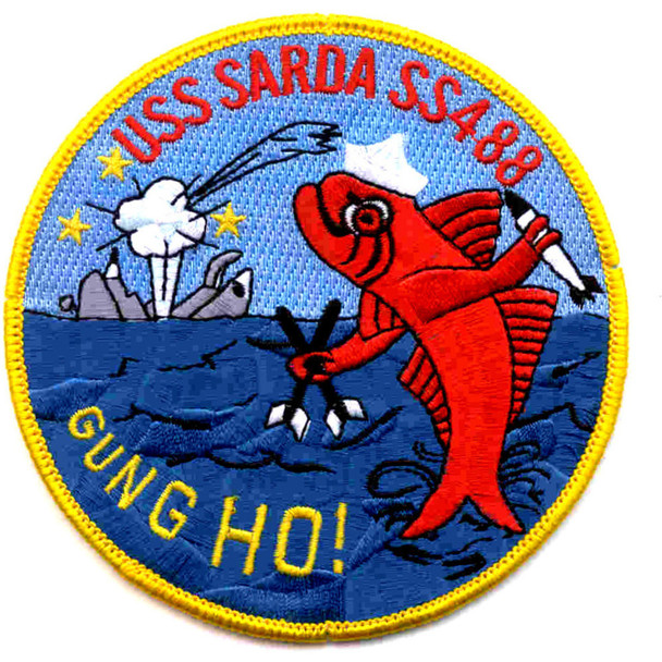 SS-488 USS Sarda Patch - Version A
