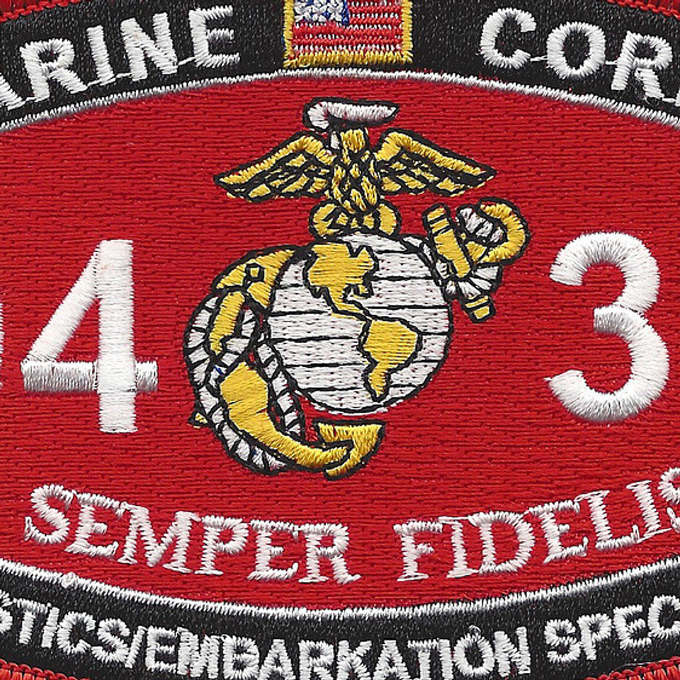 Marine MOS 0431 Logistics Embarkation Specialist Patch | MOS Patches