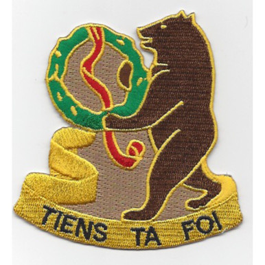 312th Cavalry Regiment Bear Patch | Cavalry Patches | Army | Popular Patch