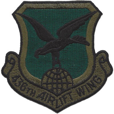 USAF 22d AIRLIFT SQ C-5 刺繍パッチ USAF Air Force Full Color Patch