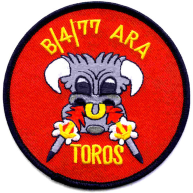 4th Battalion 77th Artillery B Battery Aerial Rocket Artillery Patch ...