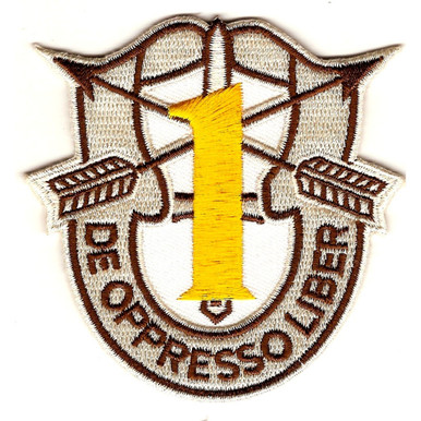 1st Special Forces Group Crest Desert Yellow 1 Patch | Special Forces ...