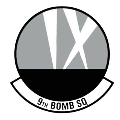 USAF 9th BOMB SQ B-1パッチ 送料無料】アメリカ空軍B-1Bパッチ刺繍ワッペン/PATCH第9爆撃飛行隊