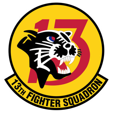 13th Fighter Squadron Patch