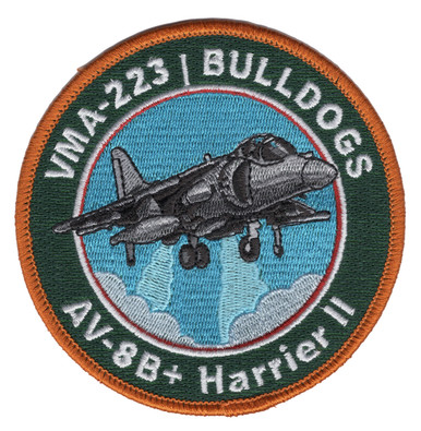 海兵隊　USMC VMAQ-2 パッチ　セット　機体記念など VMA-223 Bulldogs AV-8B Harrier II US Marine Corps Attack Squadron