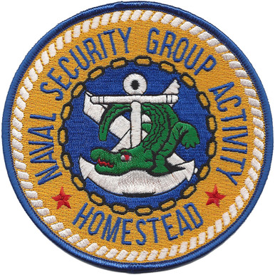 High Risk Activity Patch Naval Security Group Activity Patch Homestead | Specialty Patches ...