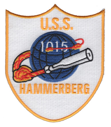 Toile Personnalisée USS Hammerberg DE 1015 - Impression Navire Marine - Cadeau Vétéran US Navy