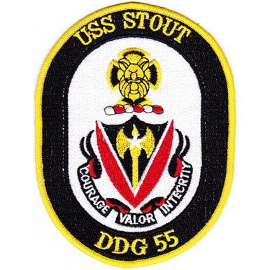 DDG-55 USS Stout Patch | Destroyer Patches | Navy Patches | Popular Patch