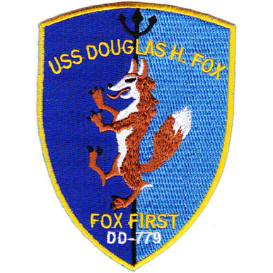 DD-779 USS Douglas H Fox Patch | Destroyer Patches | Navy Patches ...