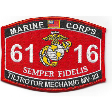 6116 Tilt Rotor Mechanic MV-22 MOS Patch | MOS Patches | Marine