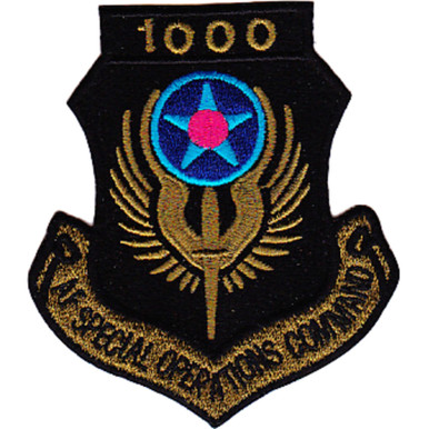 AFSOC 1000 Hours Tab OD Patch | PopularPatch