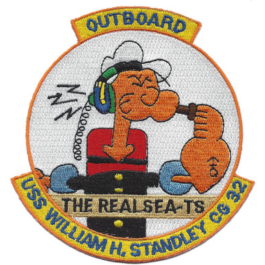 Patch Brodé USS William H. Standley DLG-32 - Fermeture WS7 - Fabriqué Aux États-Unis