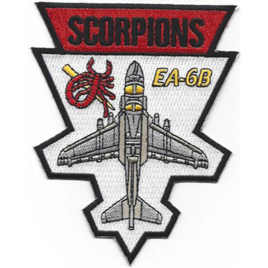 アメリカ海軍　ワッペン　パッチ VAQ-132 スコーピオンズ 50周年 VAQ-132 Electronic Attack Squadron Patch EA-6B Scorpions