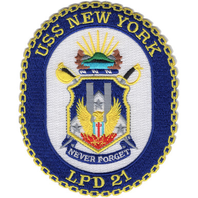 USS New York LPD-21 Amphibious Transport Dock Patch USS New York LPD-21 Amphibious Transport Dock Patch
