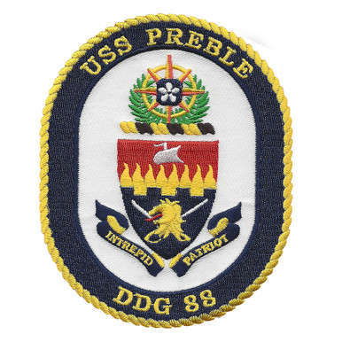 USS Preble DDG-88 Guided Missile Destroyer Patch | Destroyer Patches ...