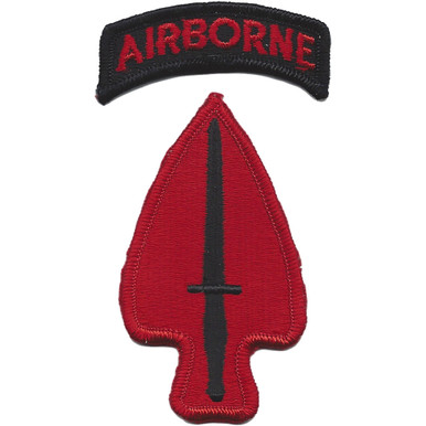 Special Operations Command Patch With Airborne Tab USASOC | Special ...