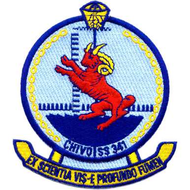 Marine Engineer Patch SS-341 USS Chivo Patch - Version D | Submarine Patches | Navy Patches ...