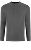 Luxury Long Sleeves Henley Pima Cotton Mens Tshirt in Grey (Softer than ever)

Georg Roth is proud to feature his love of t-shirts. 
The World’s Greatest
T-Shirt
Made of natural materials
Our guarantee:
100% Supercombined Pima Cotton / Organic
Wash UP TO 60 DEGREES Celcius 
Zero percent shrinkage, dryer proof
Maximum maturity of elasticity & shape
Ecological dyes of supreme quality & free of chemicals
